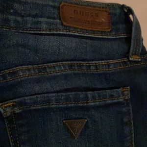 Guess power skinny low rise jeans